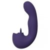 Yumi - Triple Motor G-Spot Finger Motion Vibrator and Flickering Tongue Stimulator - Purple